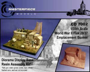 WWII Flak Emplacement Bunker Model Kit