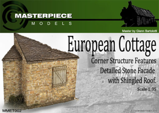 European Cottage Model Kit 1/35th Scale