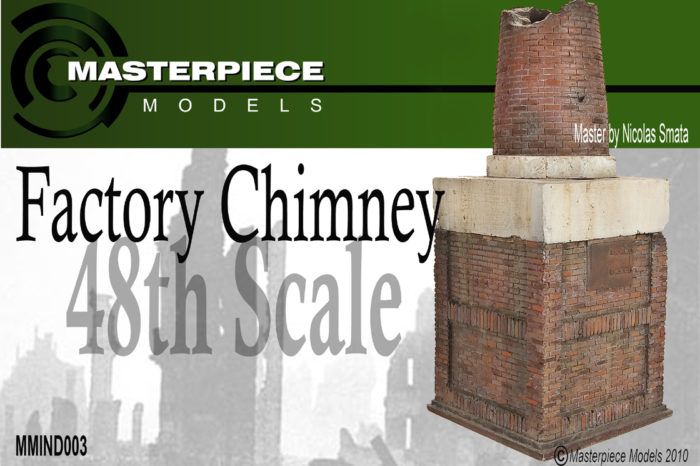 Factory Chimney Model Kit 1/48th Scale
