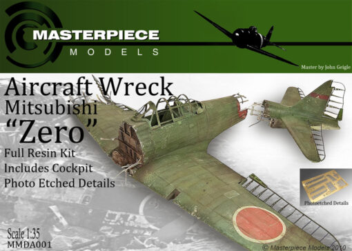 Wrecked Japanese Zero Model Kit