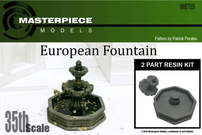 European Fountain Model Kit