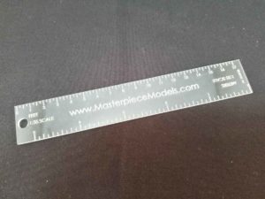 RB-TS32 1/32 Scale Ruler Stainless Steel 