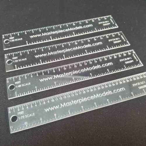 Scale Ruler MMR 32 by Masterpiece Models | 1/32 Scale Ruler