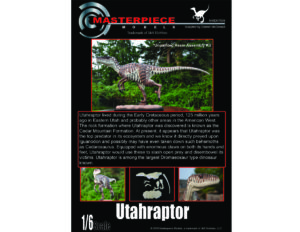 Utahraptor 1/6 Scale