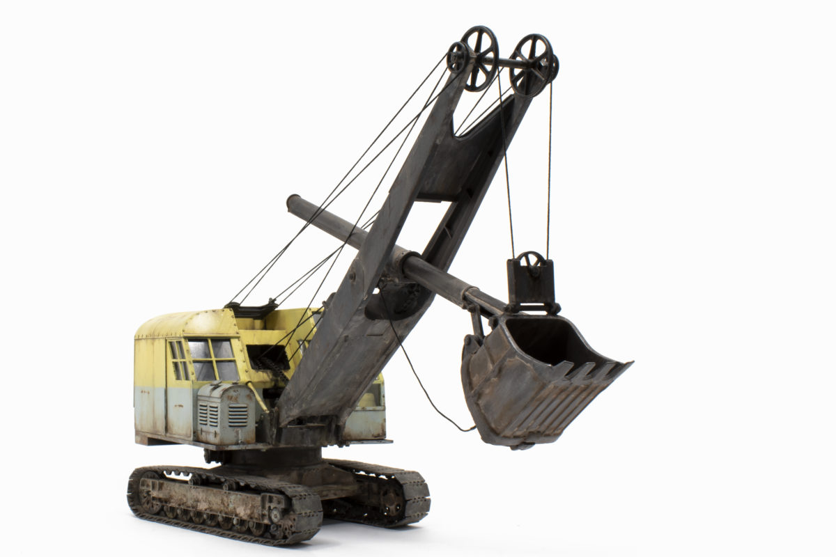 modern steam shovel