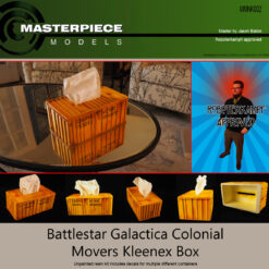 Battlestar Galactica Colonial Movers Kleenex Box Cover